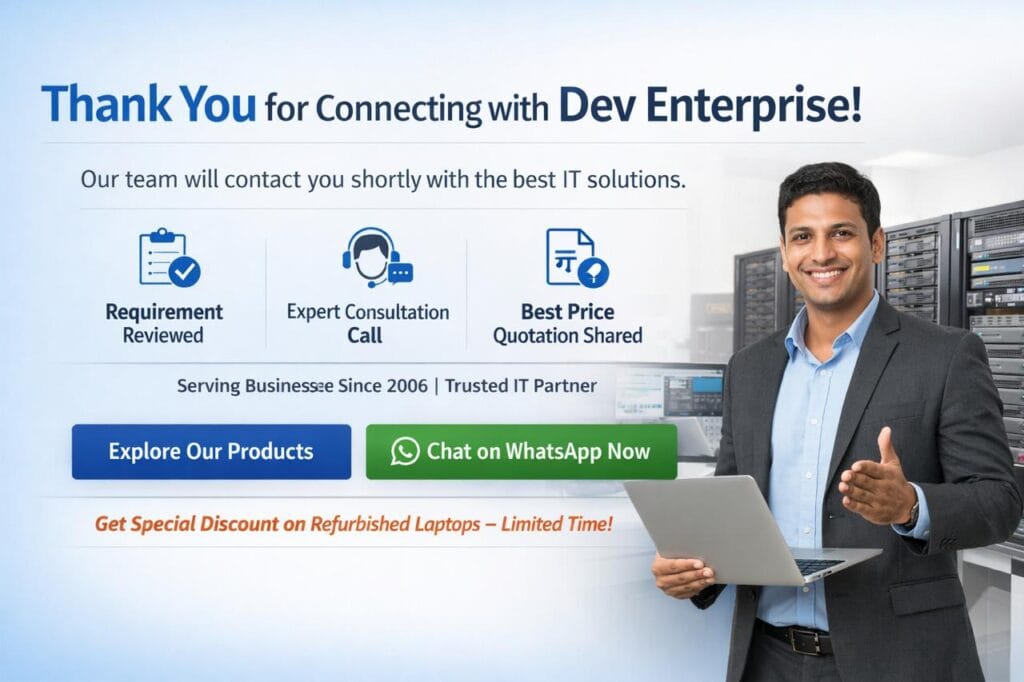 thank you for connecting with dev enterprise